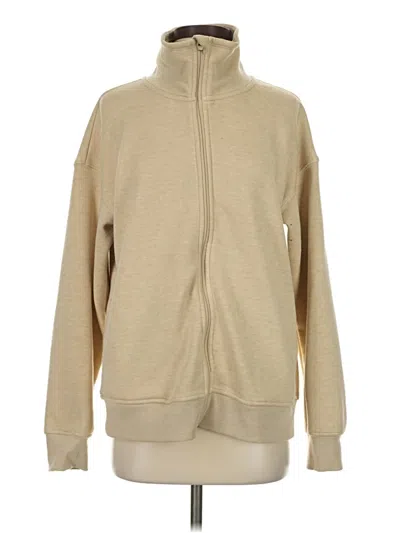 Pre-owned Mondetta Zip Up Hoodie In Tan