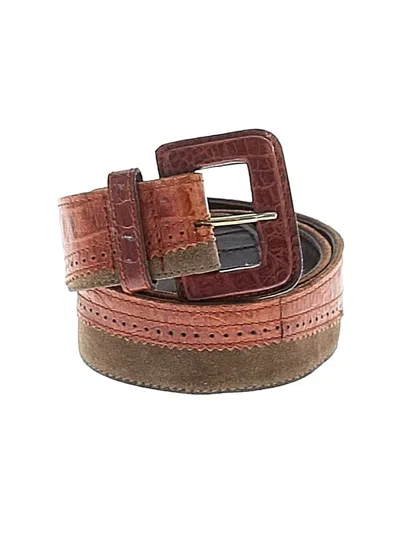 Pre-owned Mondi Belt In Brown