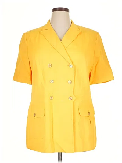 Pre-owned Mondi Blazer Jacket In Yellow