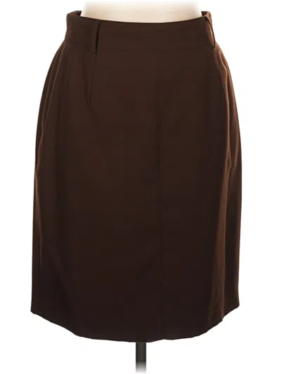 Pre-owned Mondi Formal Skirt In Brown