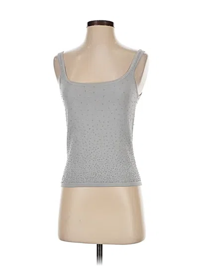 Pre-owned Mondi Sleeveless Top Silver Scoop Neck Tops