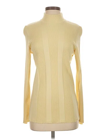 Pre-owned Mondi Turtleneck Sweater In Yellow
