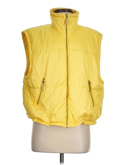 Pre-owned Mondi Vest In Yellow