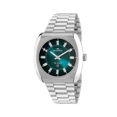 Mondia History - Top Second Green Dial Men's Watch Mh-004-ss-gr-cm In Metallic