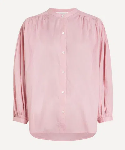 Mondo Corsini Women's Como Blush Cotton Voile Blouse In Pink