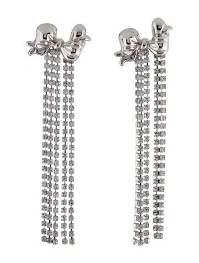 Pre-owned Mondo Mondo Bow Iconic Earrings In Multi