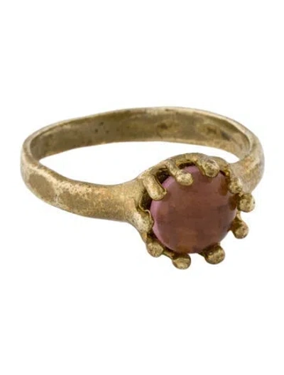 Pre-owned Mondo Mondo Glass Lush Cocktail Ring In Multi