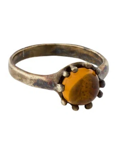 Pre-owned Mondo Mondo Glass Lush Cocktail Ring In Multi