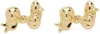 Mondo Mondo Gold Big Bow Earrings In 18k Gold Plated