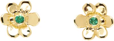 Mondo Mondo Gold Mini Daisy Stud Earrings