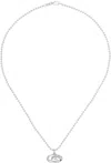 Mondo Mondo Silver Infinity Charm Necklace In Sterling Silver