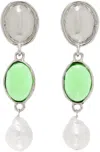 Mondo Mondo Silver Sirena Earrings In Silver