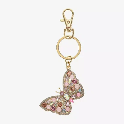 Monet Butterfly Key Chain In Gold