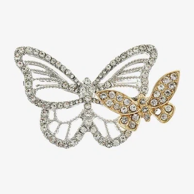 Monet Glass Pin In Multi