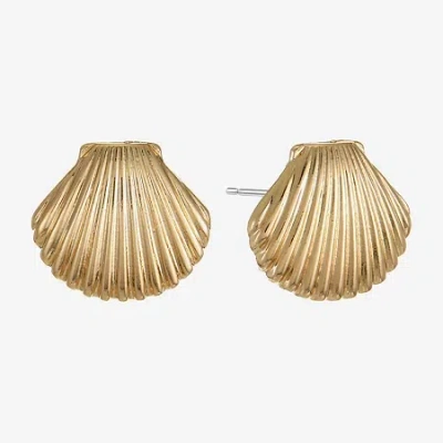 Monet Jewelry 18mm Stud Earrings In Brown