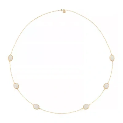 Monet Jewelry 36 Inch Rope Strand Necklace In White