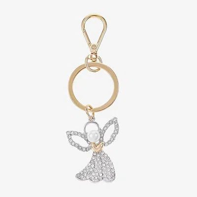 Monet Jewelry Angel Bag Charm In White