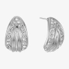 Monet Jewelry Glass 22mm Pear Stud Earrings In Metallic