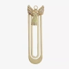 Monet Jewelry Gold Tone Angel Bookmark In White