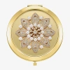 Monet Jewelry Gold Tone Gold Tone Compact Mirror In Gold