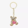 Monet Jewelry Gold Tone Love Bear Heart Key Chain In Gold