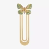 Monet Jewelry Gold Tone Multi Butterfly Bookmark In Multi