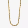 Monet Jewelry Gold Tone Pave Bead Womens 17 Inch Collar Necklace In Yellow