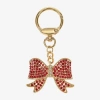 Monet Jewelry Gold Tone Red Bow Bag Charm In Gold