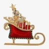 Monet Jewelry Gold Tone Sleigh Glass Pin In Gold
