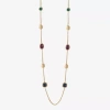 Monet Jewelry Gold Tone Womens 36 Inch Strand Necklace In Gold