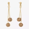 Monet Jewelry Gold Tone Womens Hypoallergenic Drop Earrings In Gold