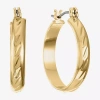 Monet Jewelry Monet Gold-tone Small Oval Hoop Earrings In Gold