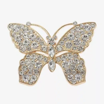 Monet Jewelry Pin In White