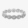 Monet Jewelry Silver Tone Womens Stretch Bracelet In Metallic
