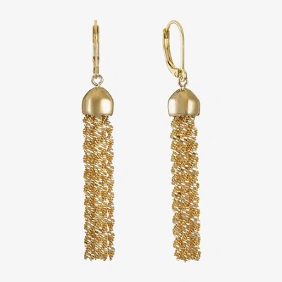 Monet Jewelry Tassel Womens Drop Earrings In Gold