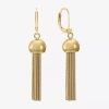 Monet Jewelry Tassel Womens Drop Earrings In Gold