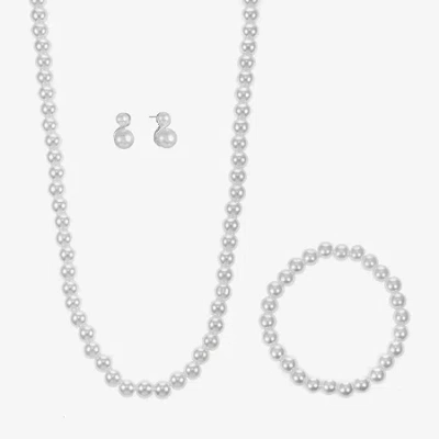 Monet Jewelry Timeless Collar Necklace In Silver