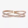 Monet Jewelry Timeless Rose Gold Womens Cuff Bracelet In Gold