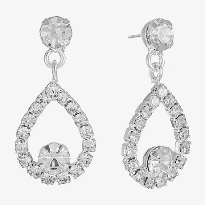 Monet Jewelry Timeless Silver Tone Hypoallergenic Tear Womens Hypoallergenic Drop Earrings