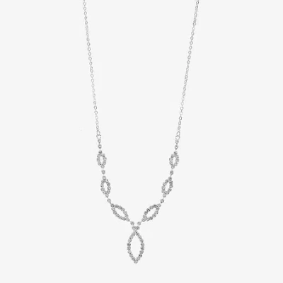 Monet Jewelry Timeless Silver Tone Womens 16 Inch Y Necklace
