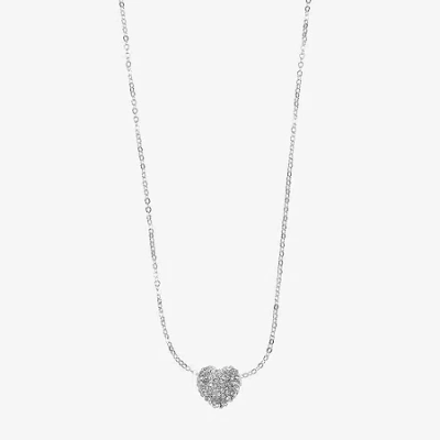 Monet Jewelry Timeless Silver Tone Womens 18 Inch Pendant Necklace