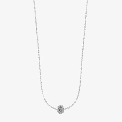 Monet Jewelry Timeless Silver Tone Womens 18 Inch Pendant Necklace In Metallic