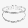 Monet Jewelry Timeless Silver Tone Womens Cuff Bracelet In Metallic