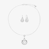 Monet Jewelry Timeless Womens Simulated Pearl 2-pc. Jewelry Set In White