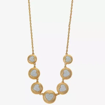 Monet Jewelry Womens 17 Inch Collar Necklace In Yellow