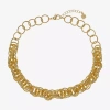 Monet Jewelry Womens 18 Inch Collar Necklace In Gold