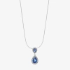 Monet Jewelry Womens 19 Inch Pendant Necklace In Blue