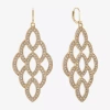 Monet Jewelry Womens Drop Earrings In Gold