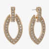 Monet Jewelry Womens Drop Earrings In Gold