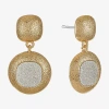 Monet Jewelry Womens Hypoallergenic Drop Earrings In Gold